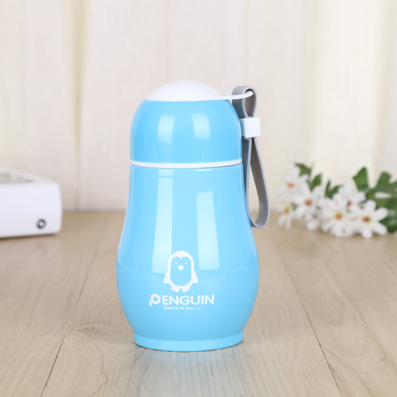 Creative Fashion Penguin Vacuum Cup Portable Thermos Cup Stainless Steel Cup details Picture