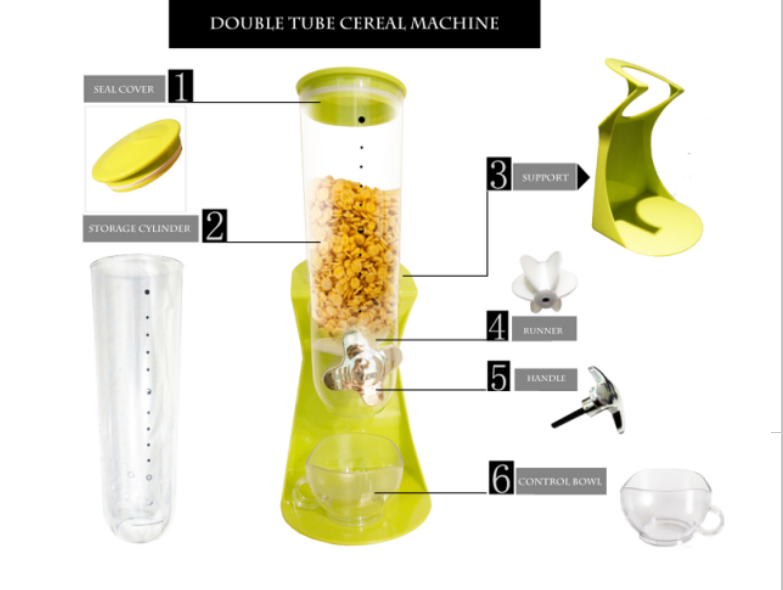 Cereal machine food seal can Multigrain storage can storage can Cereal machine cereal dispenser box