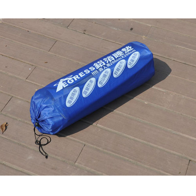 2米*1.5米铝膜地席防潮防脏隔热垫帐篷垫野餐地垫沙滩垫休闲垫救生垫详情图4