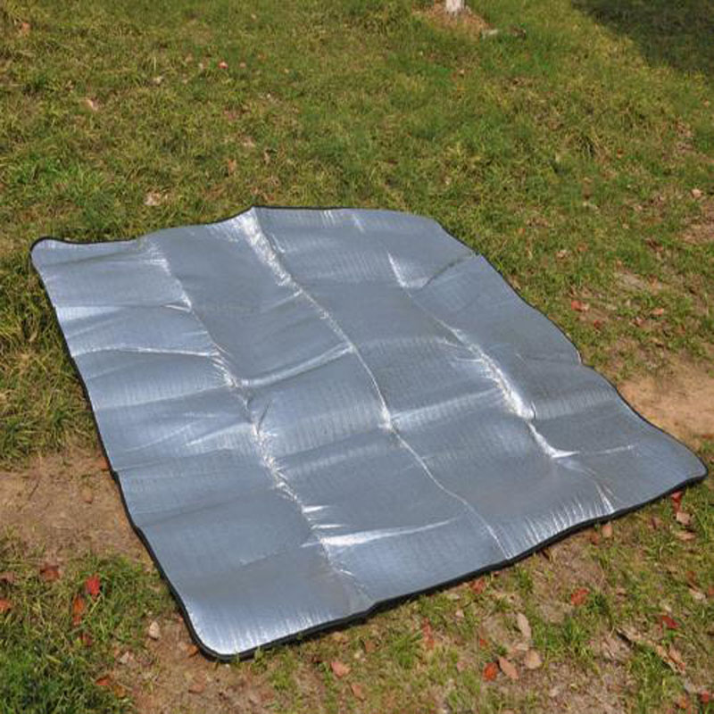 2米*1.5米铝膜地席防潮防脏隔热垫帐篷垫野餐地垫沙滩垫休闲垫救生垫详情图1