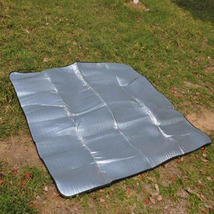 2米*1.5米铝膜地席防潮防脏隔热垫帐篷垫野餐地垫沙滩垫休闲垫救生垫