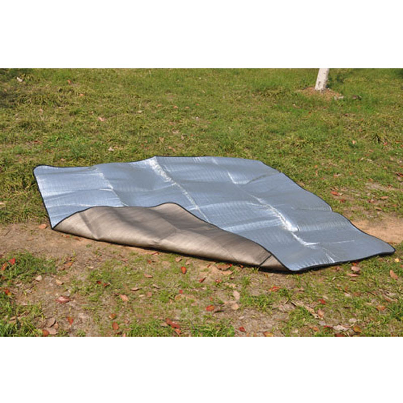 2米*1.5米铝膜地席防潮防脏隔热垫帐篷垫野餐地垫沙滩垫休闲垫救生垫详情图2