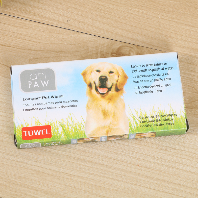 居家宠物压缩毛巾一次性毛巾宠物专用毛巾产品图