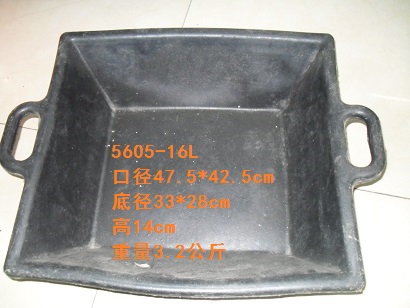供应橡胶桶.橡胶方槽桶.塑料桶.花园桶16L