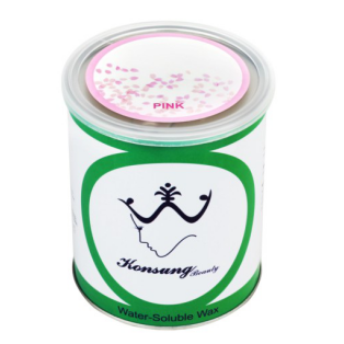 Hair removal wax, water-soluble wax, 1000g can, pink flavor