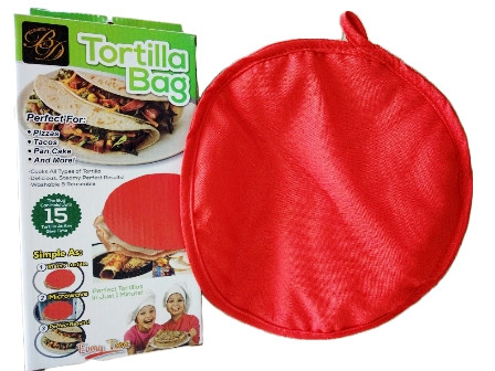tortilla bag Microwave quick heating baking bag Pizza Bag Heating pancake bag