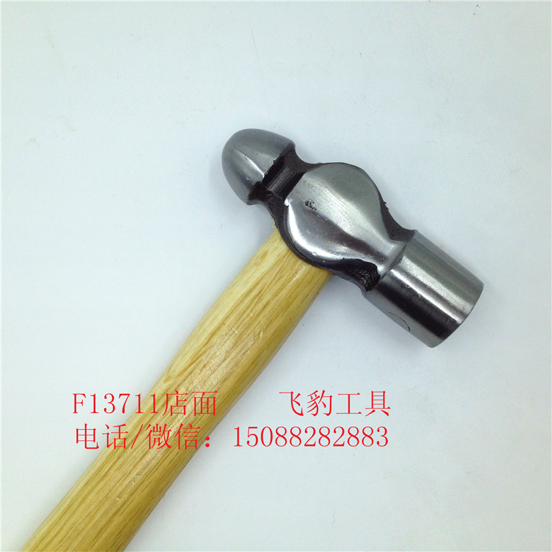 Wooden handle round head hammer nipple hammer hammer hammer hammer details Picture