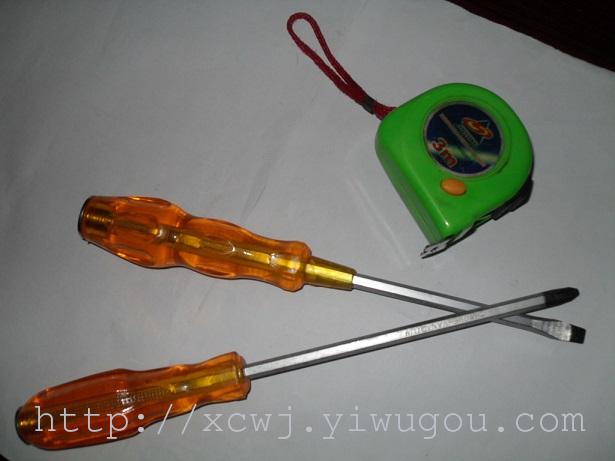 透明柄穿心螺丝刀 十字螺丝刀 一字螺丝刀 带强磁