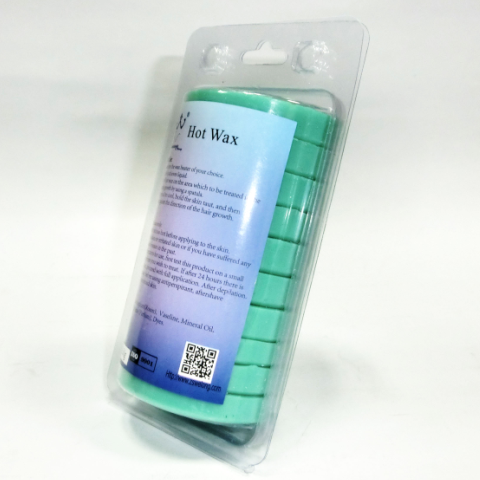 10 pieces per tube, 25g hard wax hair removal resin wax, green details Picture