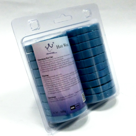 25g hard wax hair removal wax resin wax, blue, 20 pieces per cylinder Specification image