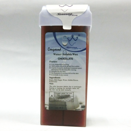 Chocolate hair removal wax, 150g water-soluble wax