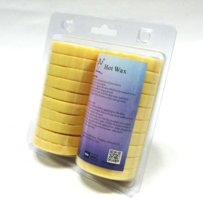25g hard wax hair removal wax resin wax, yellow, 20 pieces per cylinder Specification image