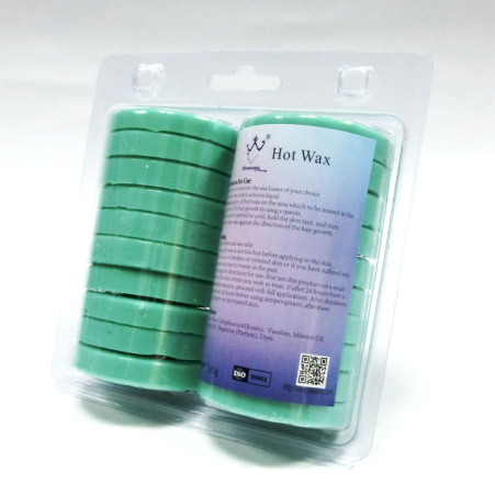 25g hard wax hair removal wax resin wax, green, 20 pieces per cylinder Specification image