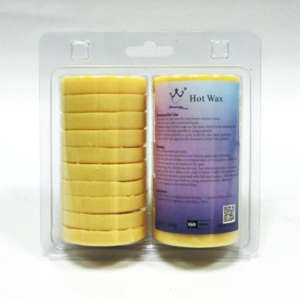 25g hard wax hair removal wax resin wax, yellow, 20 pieces per cylinder