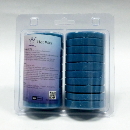25g hard wax hair removal wax resin wax, blue, 20 pieces per cylinder