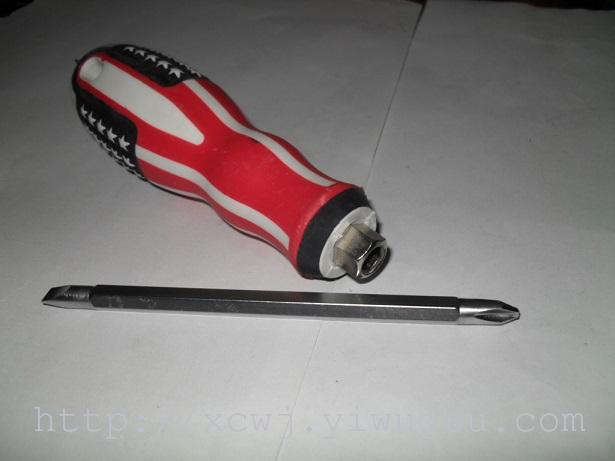 美国国旗柄两用十字一字螺丝刀起子开刀手动螺丝刀细节图