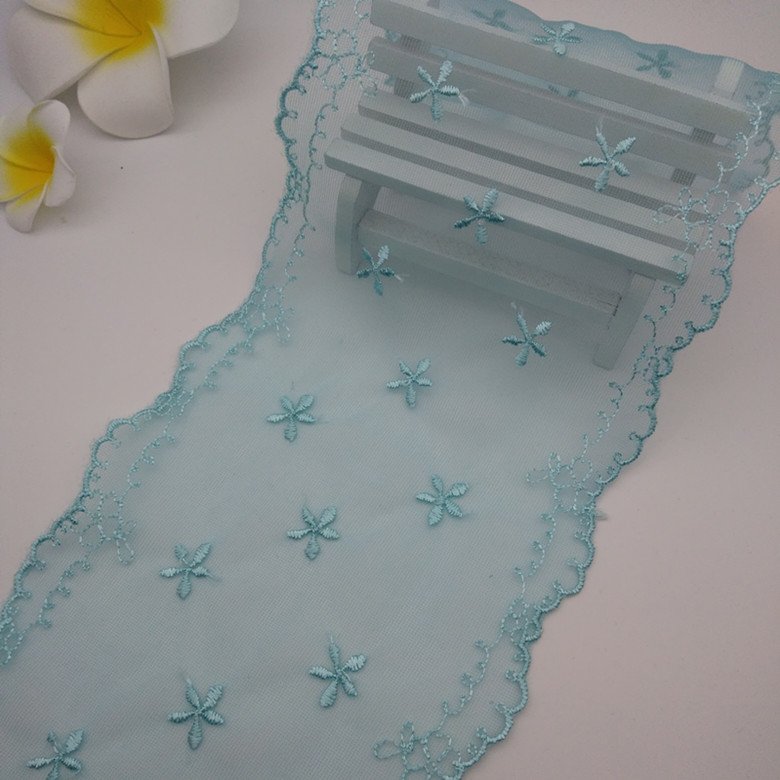 Double-sided embroidered lace details Picture