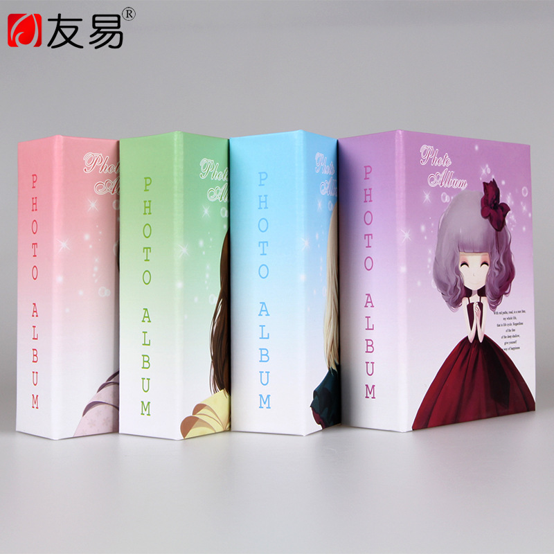 New photo album insert style, 6-inch large, 100 photo albums, 6-inch laminated, available as a gift, gift photo album book details Picture