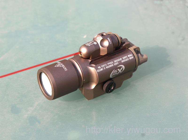 X400 antisísmico resistente al agua LED luz fuerte linterna láser rojo vista integrada Application Scenario