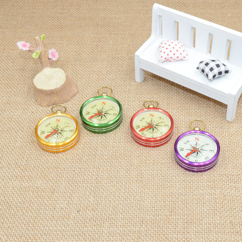 Jinghui Factory directly supplies outdoor identification mini zinc alloy compass for travel and camping J40