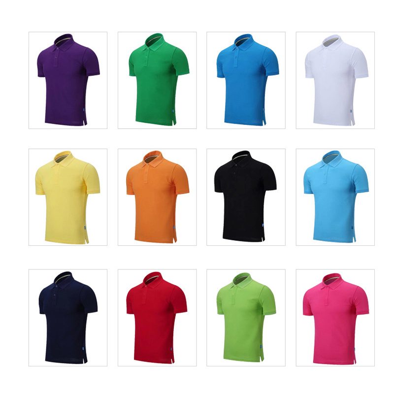 厂家批发定制彩色活动促销休闲俱乐部Polo衫