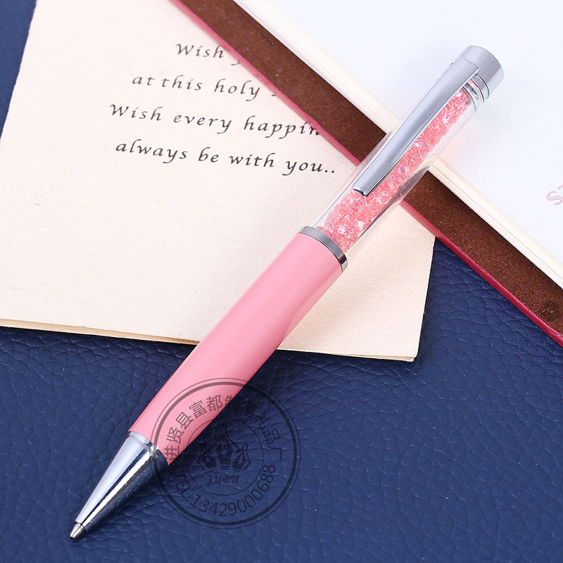 Factory direct sales of metal ballpoint pens, water diamond pens, crystal pens and gift pens, specially designed for gifting Application Scenario