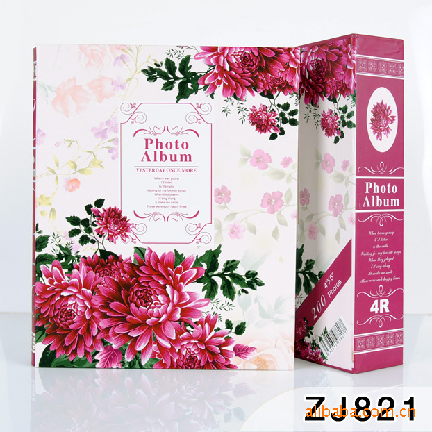 Flower boutique album 6 "180 sheets 8" 10 sheets with notes insert high-end box album