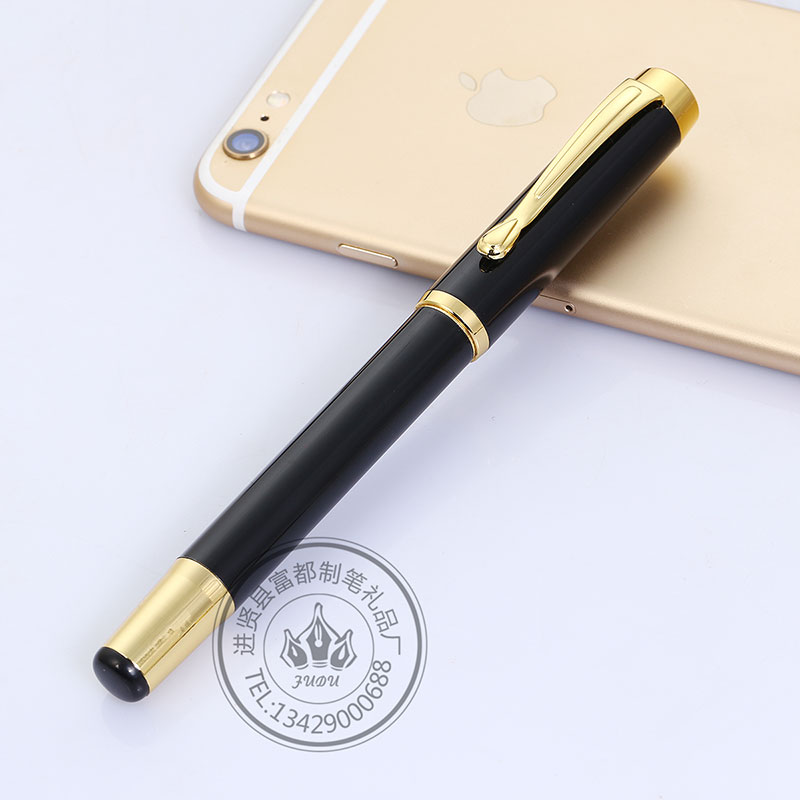 Professional custom metal signature pens, metal neutral signature pens, business gift pens, advertising pens wholesale details Picture