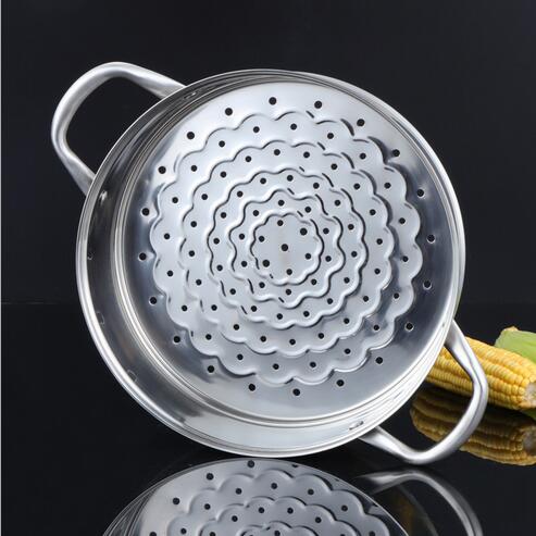 Stainless steel steamer with three or four layers, thickened double-bottom pot, soup pot and steamer details Picture