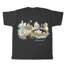 Crewneck T-shirt Culture shirt casual sports screen printed logo city T-shirt