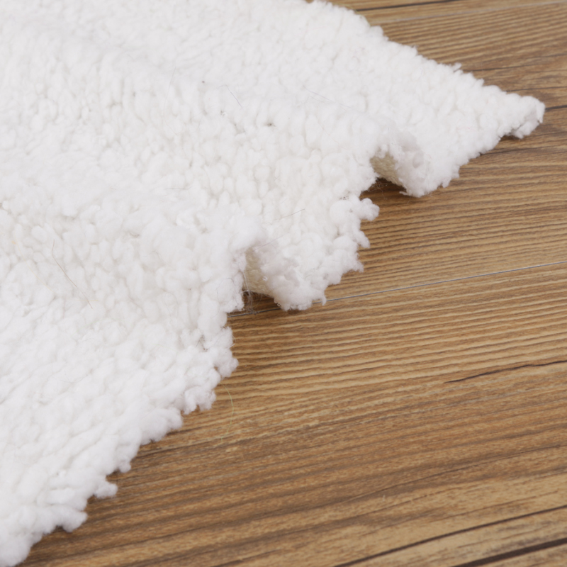 Factory direct sales of polyester material three-color cotton fleece fabric details Picture