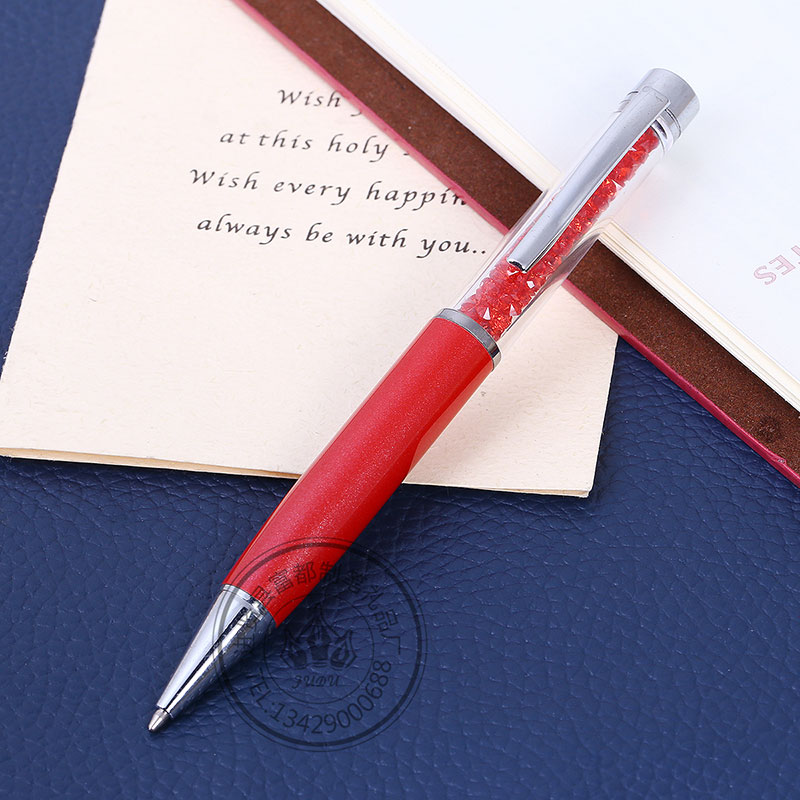 Factory direct sales of metal ballpoint pens, water diamond pens, crystal pens and gift pens, specially designed for gifting details Picture