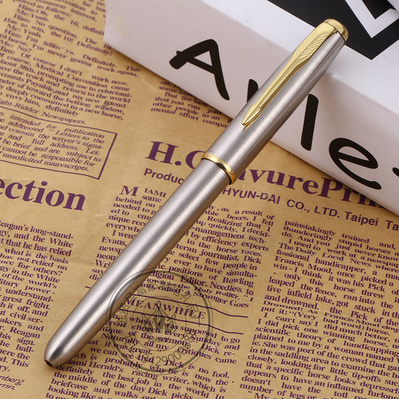 Stainless steel metal bead pens, business signature pens, gift writing tools, advertising pens details Picture