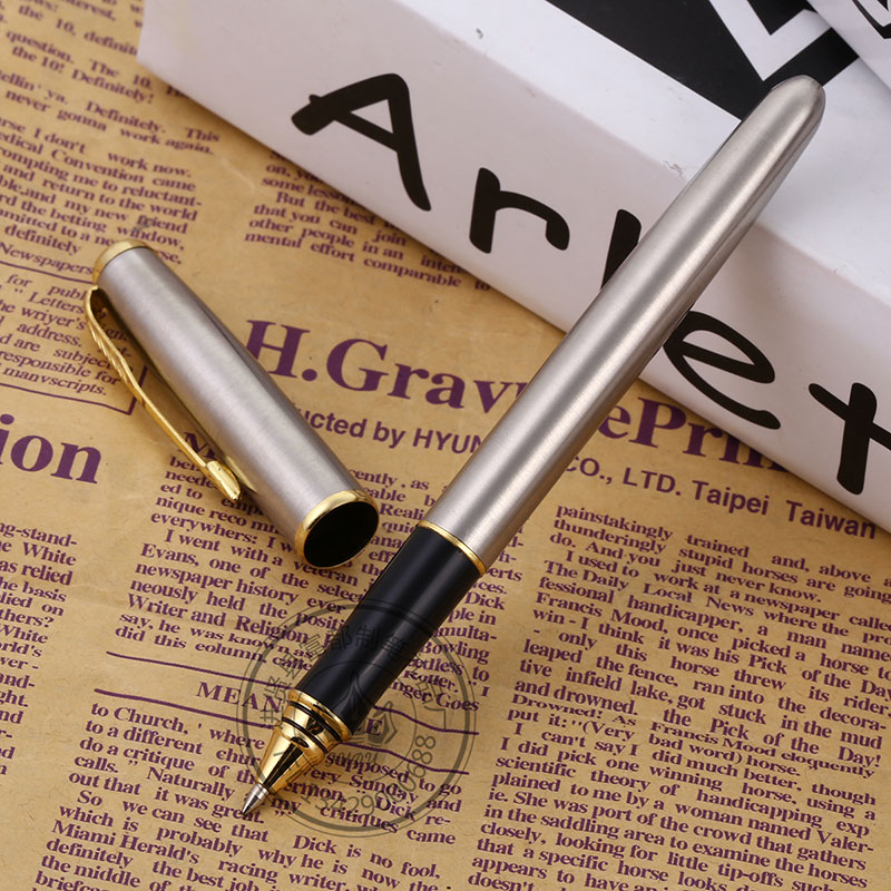 Stainless steel metal bead pens, business signature pens, gift writing tools, advertising pens Specification image