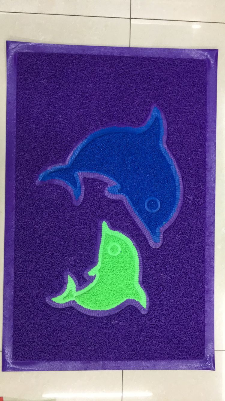 Brushed mat, welcome mat, PVC anti-slip mat, door mat full figure