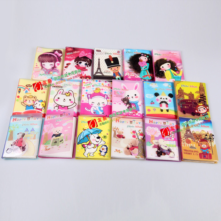 PP Small photo album Small gift 36 photo album 6 "mini children's inset photo book photo studio gift