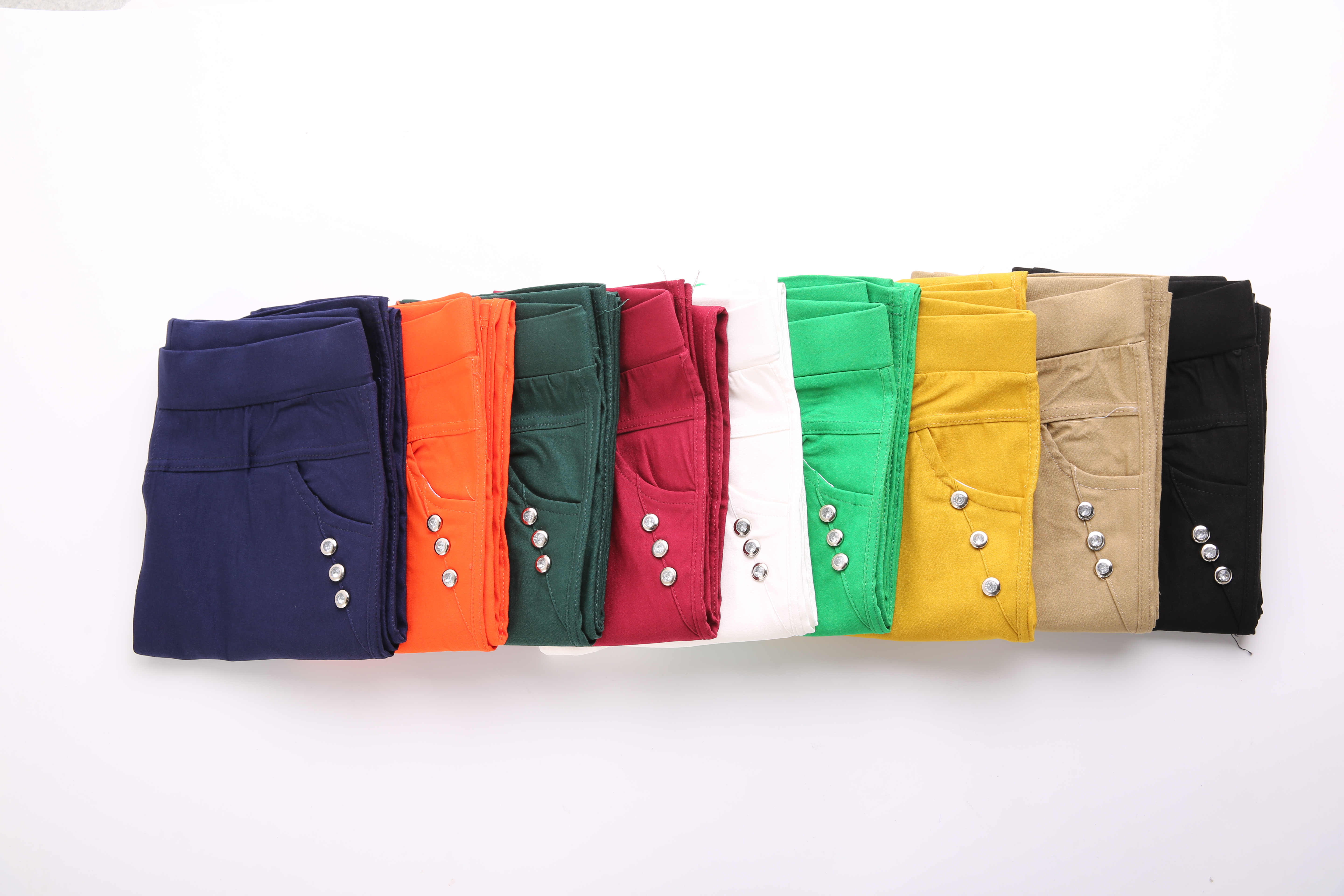 Spring and Autumn's new women's pencil pants, Korean candy-colored skinny pants, thin style