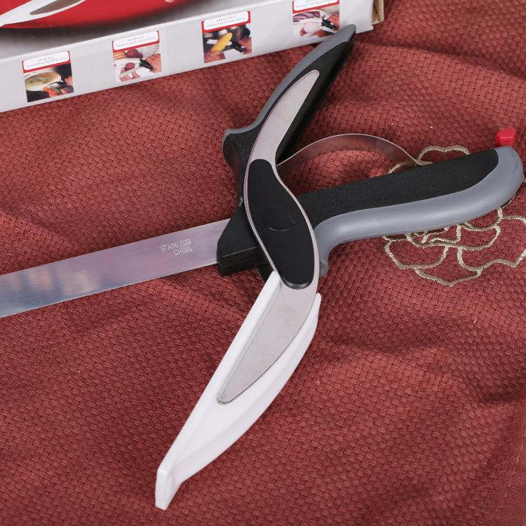 New 2-in-1 portable vegetable scissors TV product for children and infants