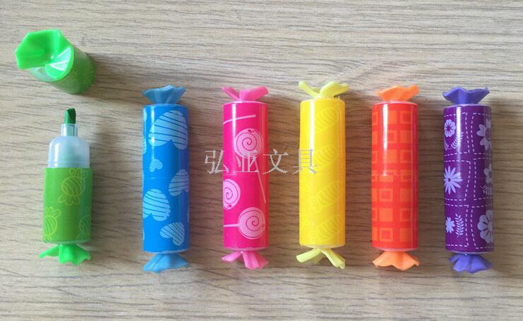 Candy Highlighter Mini Highlighter Set Candy Highlighter Colored gift pens