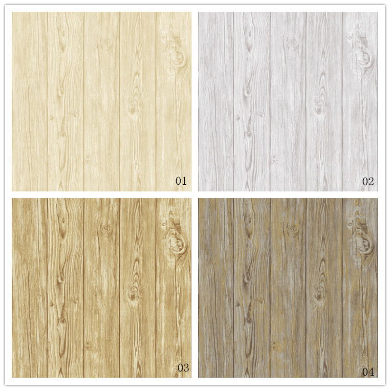 3D wood grain paper, Chinese-style wallpaper, living room, TV background, wall paper, solid color, office factory direct sales Specification image