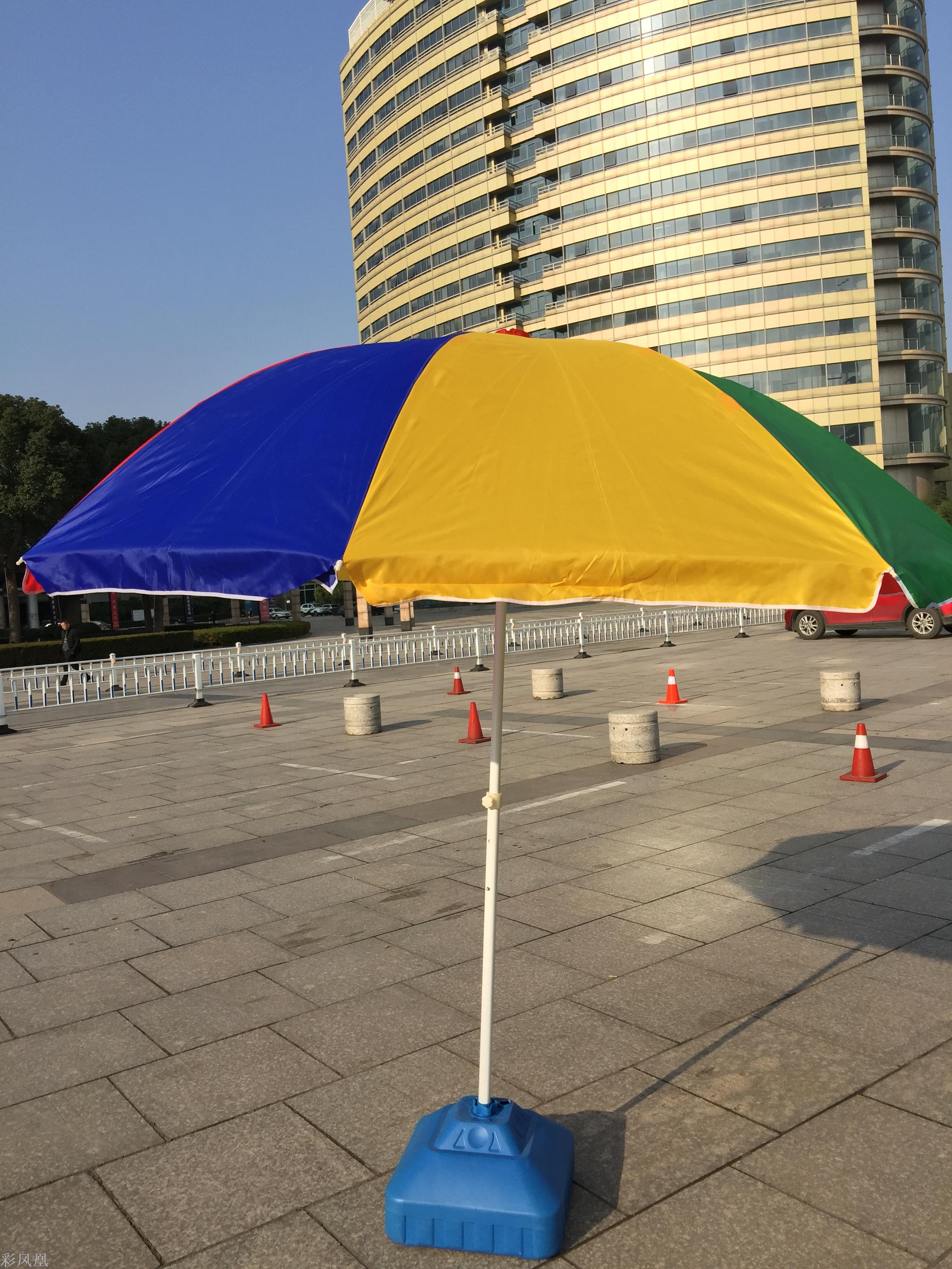 厂家批发;90公分沙滩伞 防紫外线遮阳伞 广告太阳伞详情图2