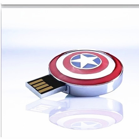 Avengers 32GU flash drive, Iron Man Glowing USB flash drive, Captain America Shield, Thor's Hammer, Hulk USB flash drive details Picture