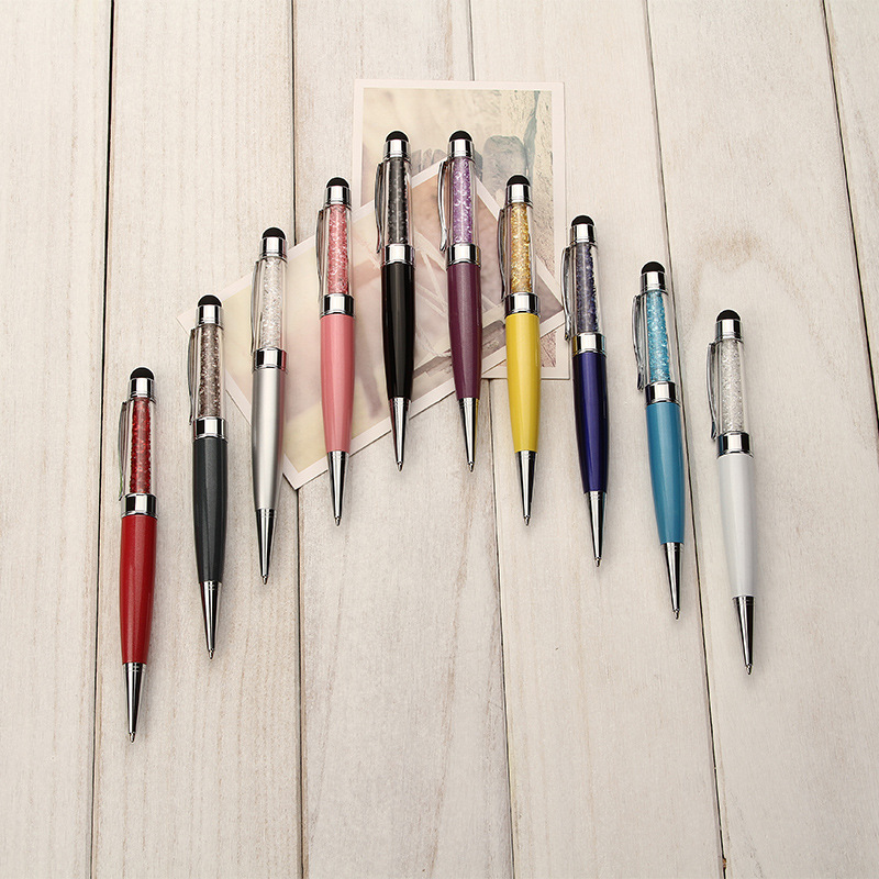Venta directa de fábrica joyería de moda diamante cristal 32GU disco pen teléfono móvil pantalla táctil capacitiva dos usos pen usb disco Application Scenario