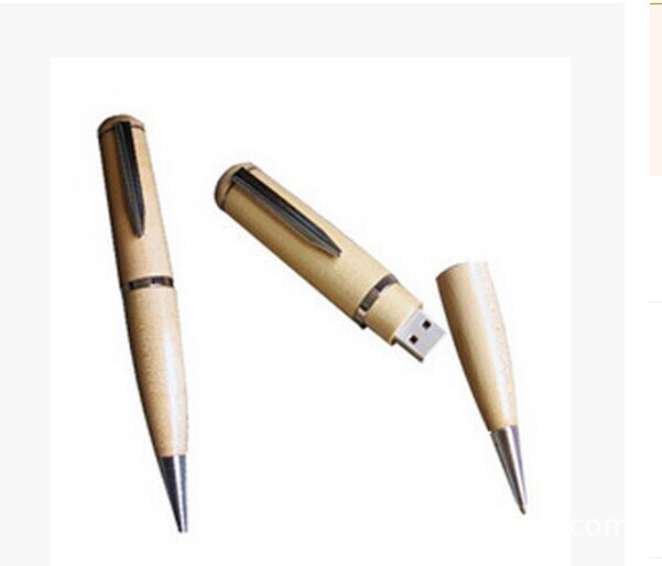 Factory direct sales of 16G wooden USB flash drive pen. Company exhibition event promotional gift USB flash drive Specification image