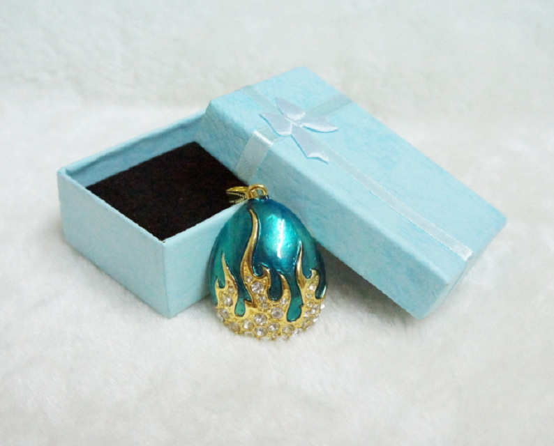 High-end jewelry USB flash drive, Sacred Flame USB flash drive, gemstone necklace, 32GU USB flash drive, sufficient quantity, can be engraved with logo Specification image