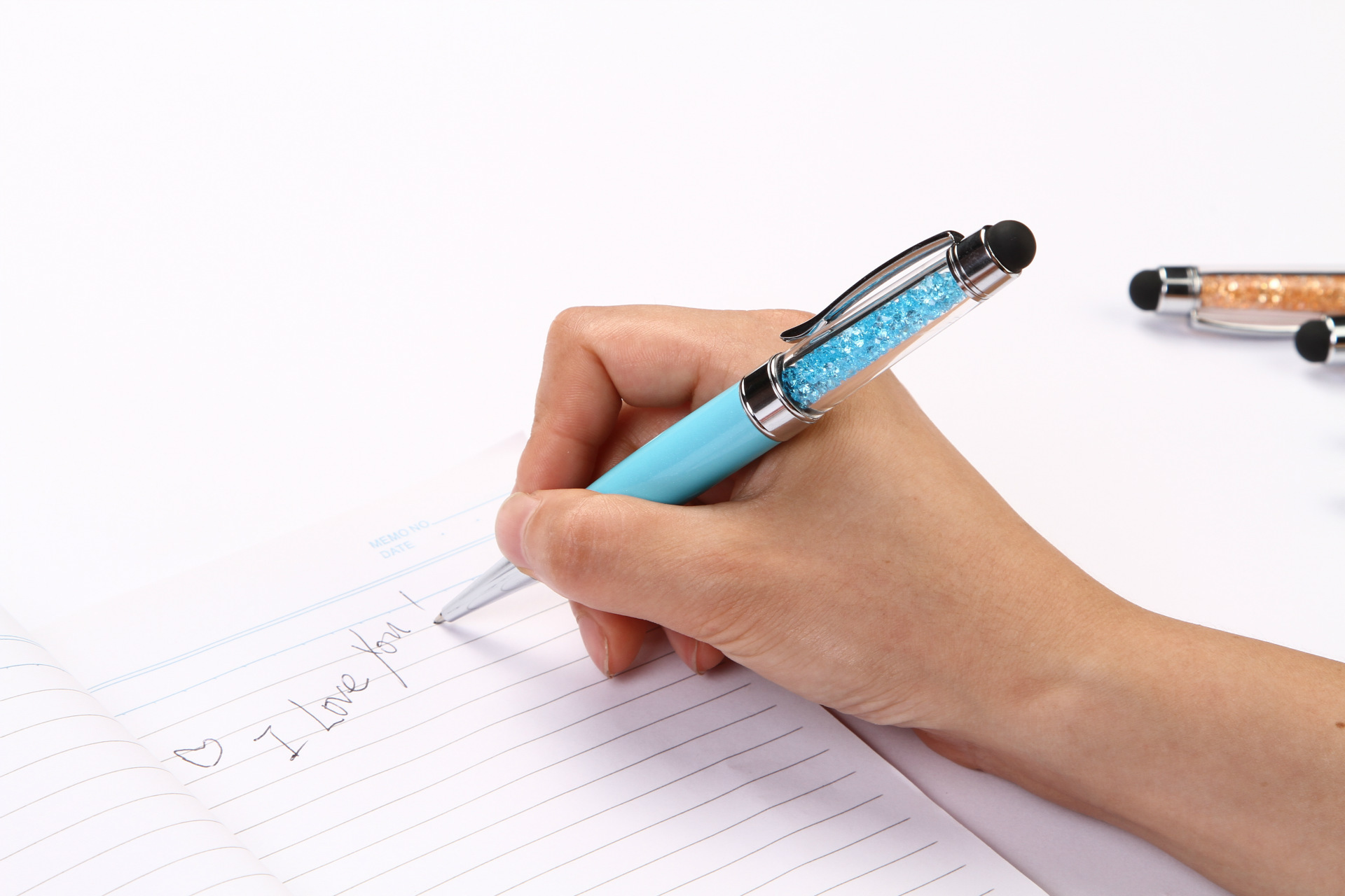 Venta directa de fábrica joyería de moda diamante cristal 32GU disco pen teléfono móvil pantalla táctil capacitiva dos usos pen usb disco