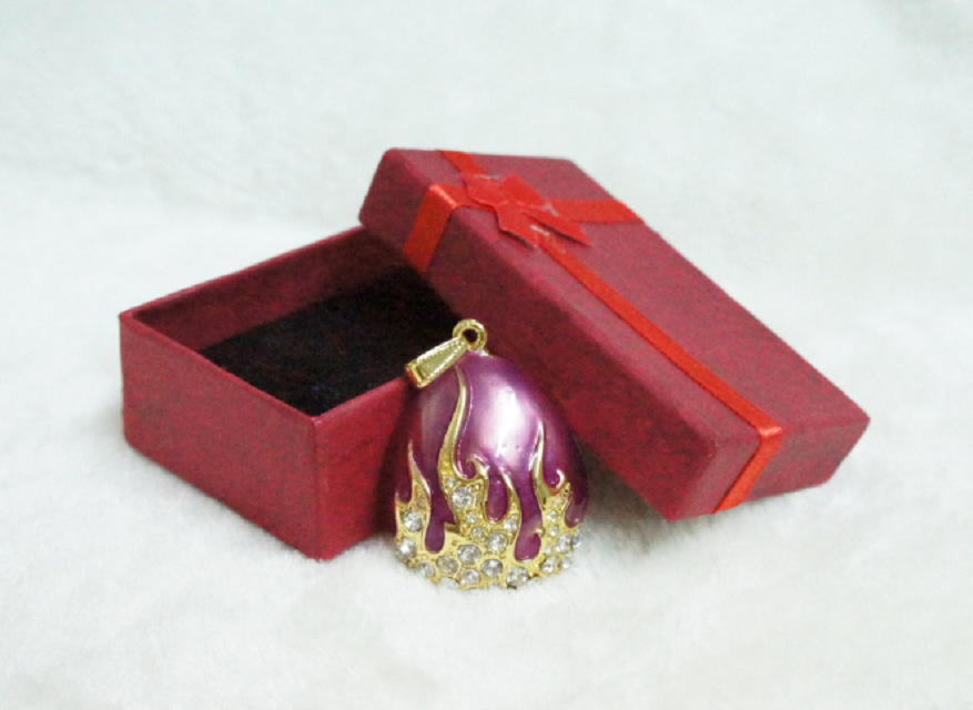 High-end jewelry USB flash drive, Sacred Flame USB flash drive, gemstone necklace, 32GU USB flash drive, sufficient quantity, can be engraved with logo details Picture