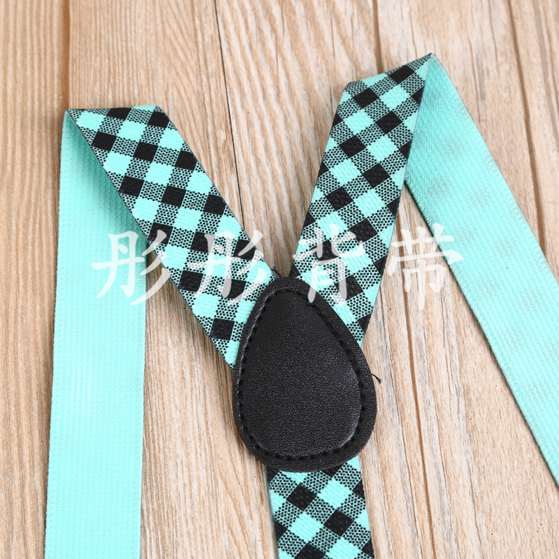 厂家直销 菱格图案吊带 背带 男士女士通用细节图