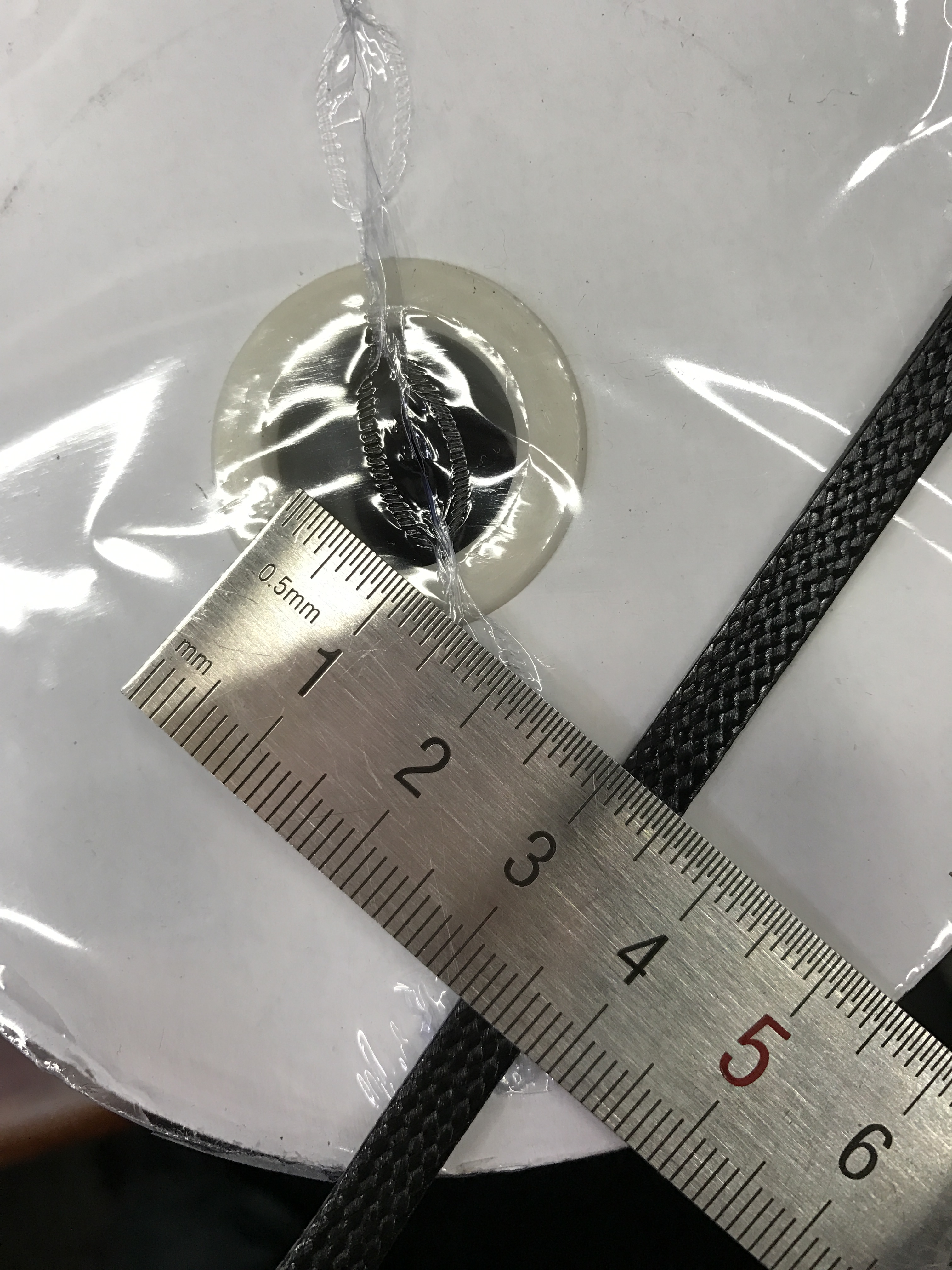 Korean wax thread 6.0mm flat tape