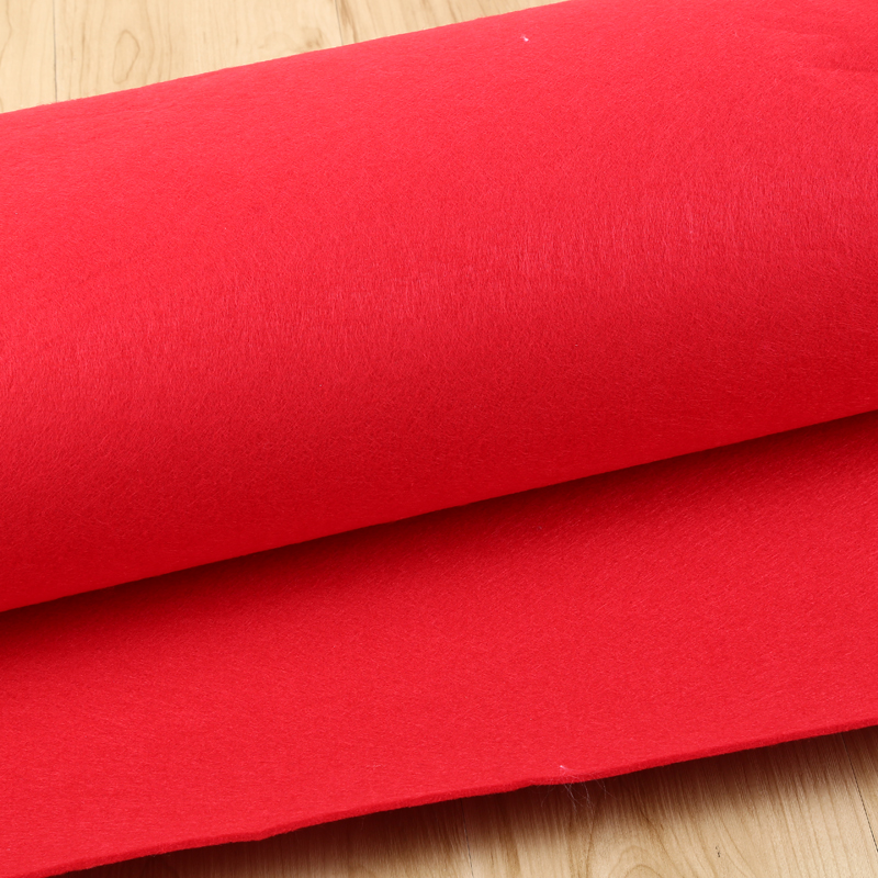 Polyester Material Red Felt, Non-Woven Fabric details Picture